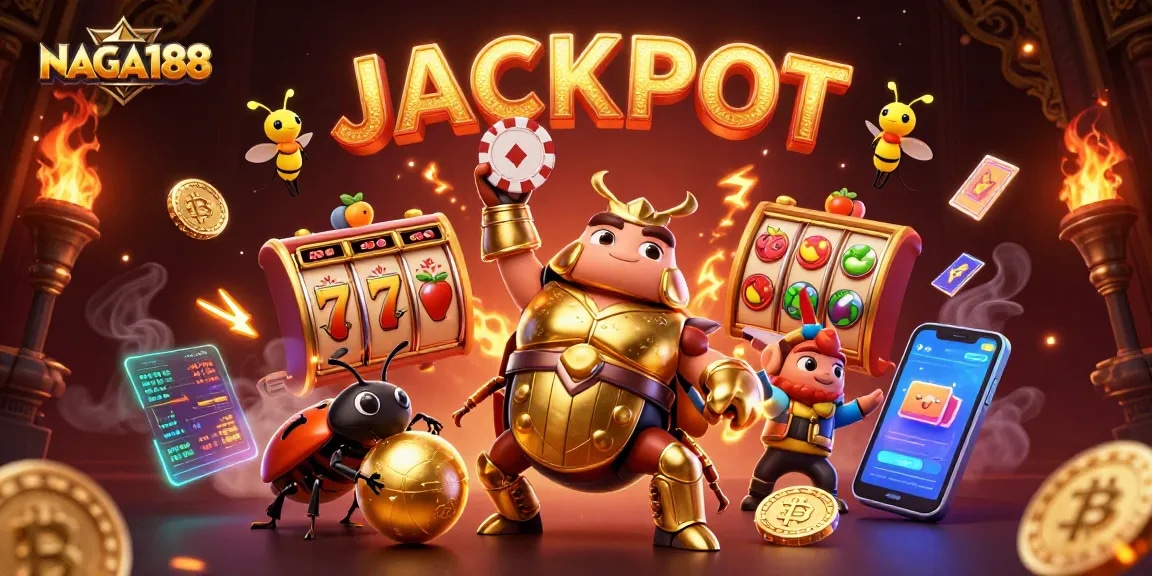 NAGA188 menghadirkan slot jackpot dan kemenangan menarik dalam ilustrasi yang menggugah semangat.
