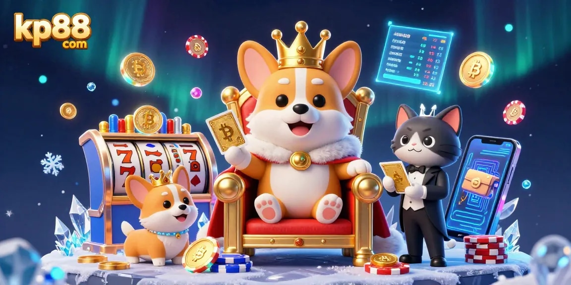 Engage with kp88 com in an immersive gambling experience featuring vibrant cartoon characters and dynamic gaming elements.