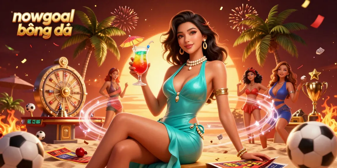 Join the excitement of nowgoal bóng đá with vibrant sports betting elements in an engaging casino scene.
