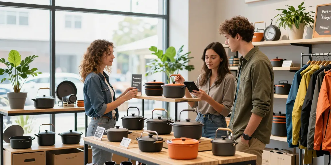 Browse ROKOK88 link alternatif outdoor gear in a modern retail space.