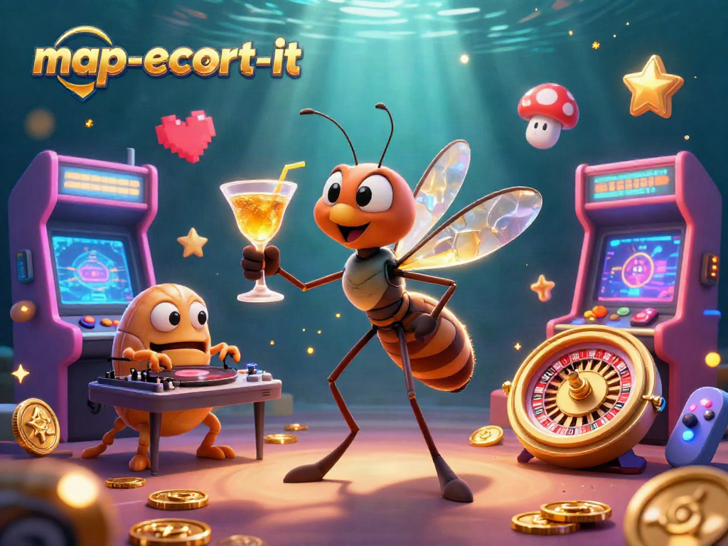 Experience map-escort-it with vibrant casino-themed visuals and dynamic gaming action!