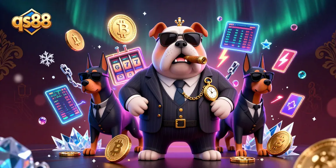 Experience the thrilling gameplay at qs88 with iconic casino elements and dynamic characters.
