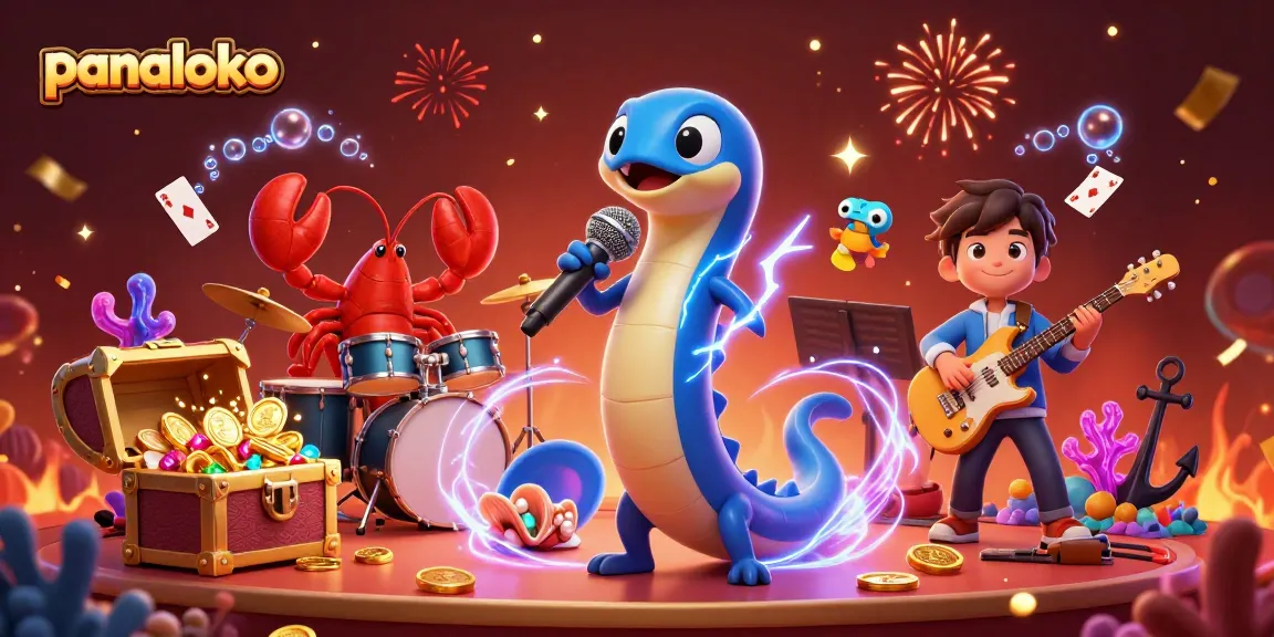 Panaloko platform showcases fun with an underwater casino scene featuring a DJ eel and lively band.